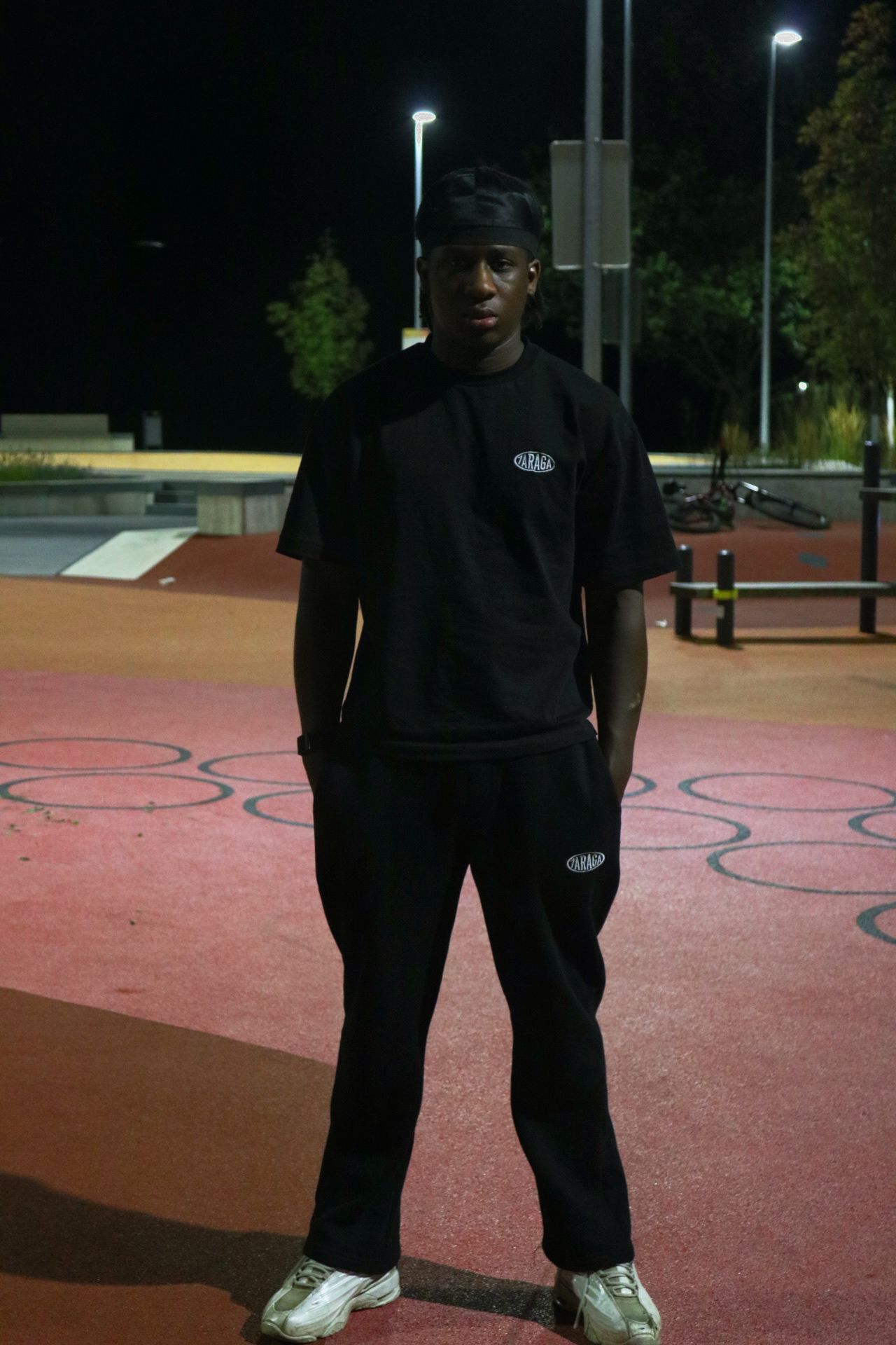 7araga Basic T-Shirt Schwarz