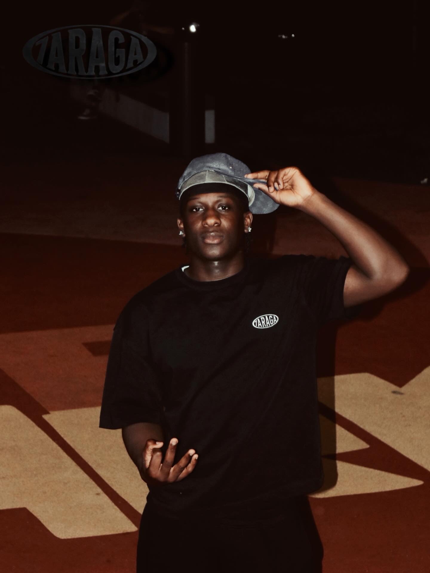 7araga Basic T-Shirt Schwarz