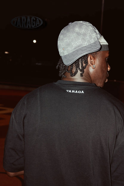 7araga Basic T-Shirt Schwarz