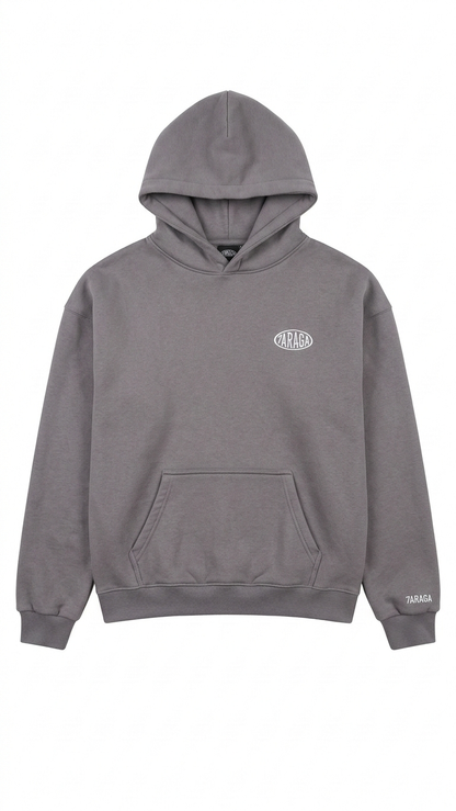 7araga Basic Hoodie Grau