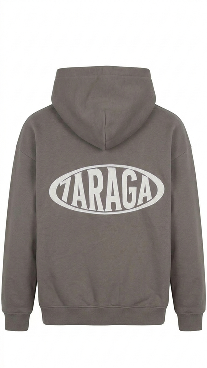 7araga Basic Hoodie Grau