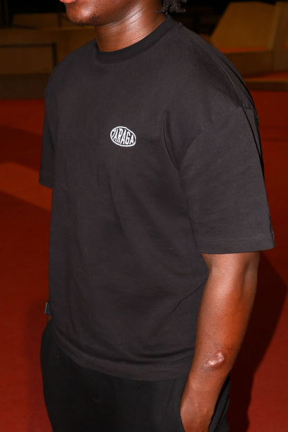 7araga Basic T-Shirt Schwarz