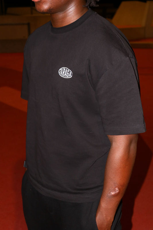 7araga Basic T-Shirt Schwarz