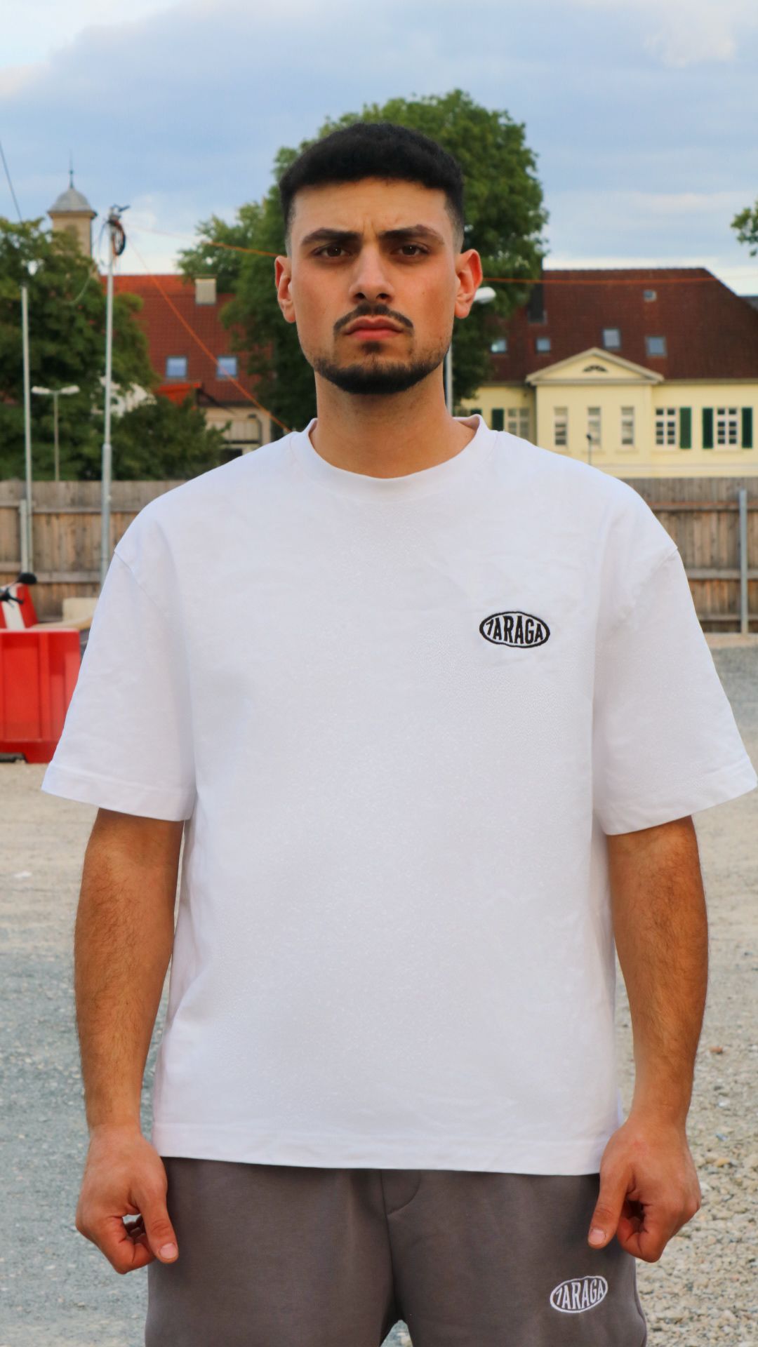7araga Basic T-Shirt Weiß