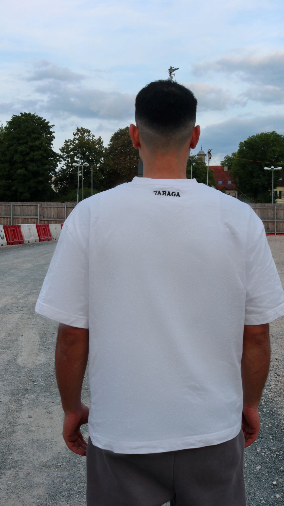 7araga Basic T-Shirt Weiß