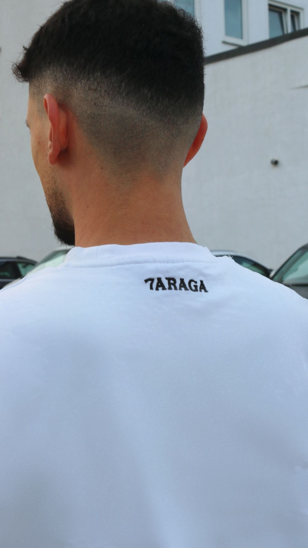 7araga Basic T-Shirt Weiß