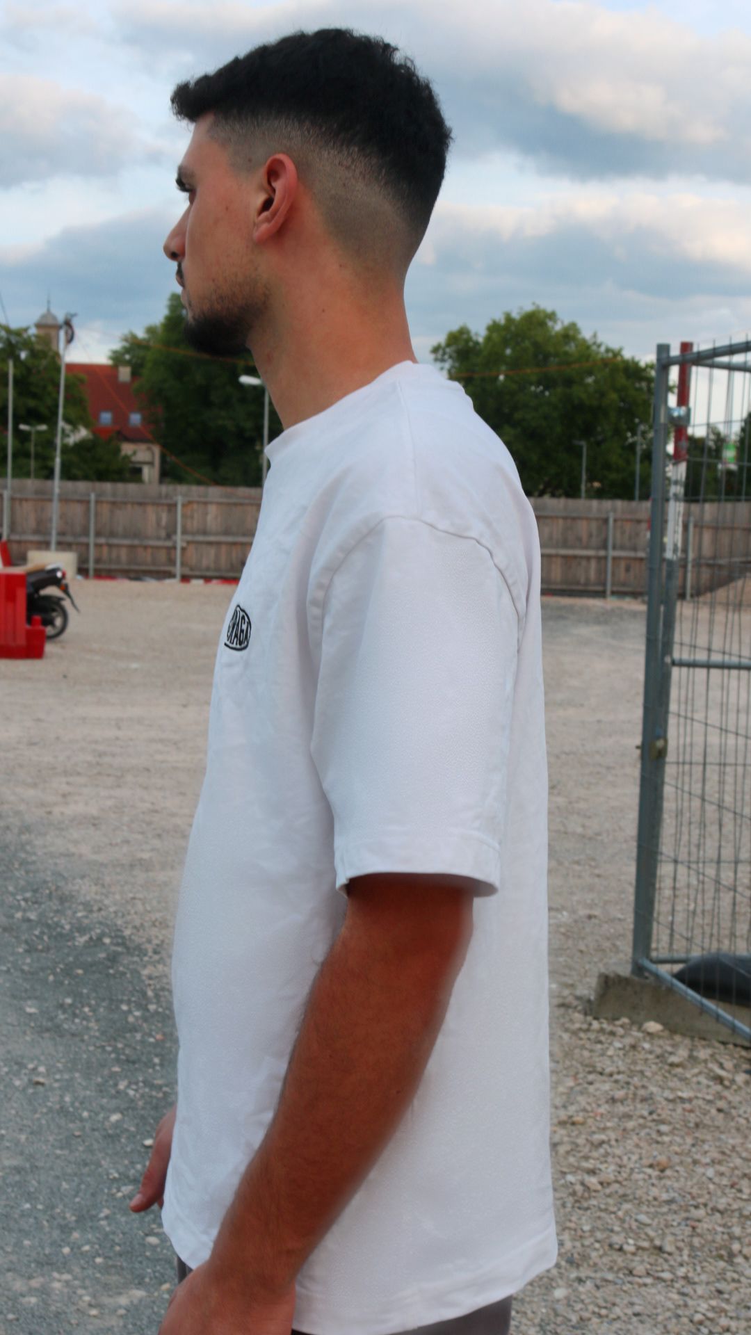 7araga Basic T-Shirt Weiß